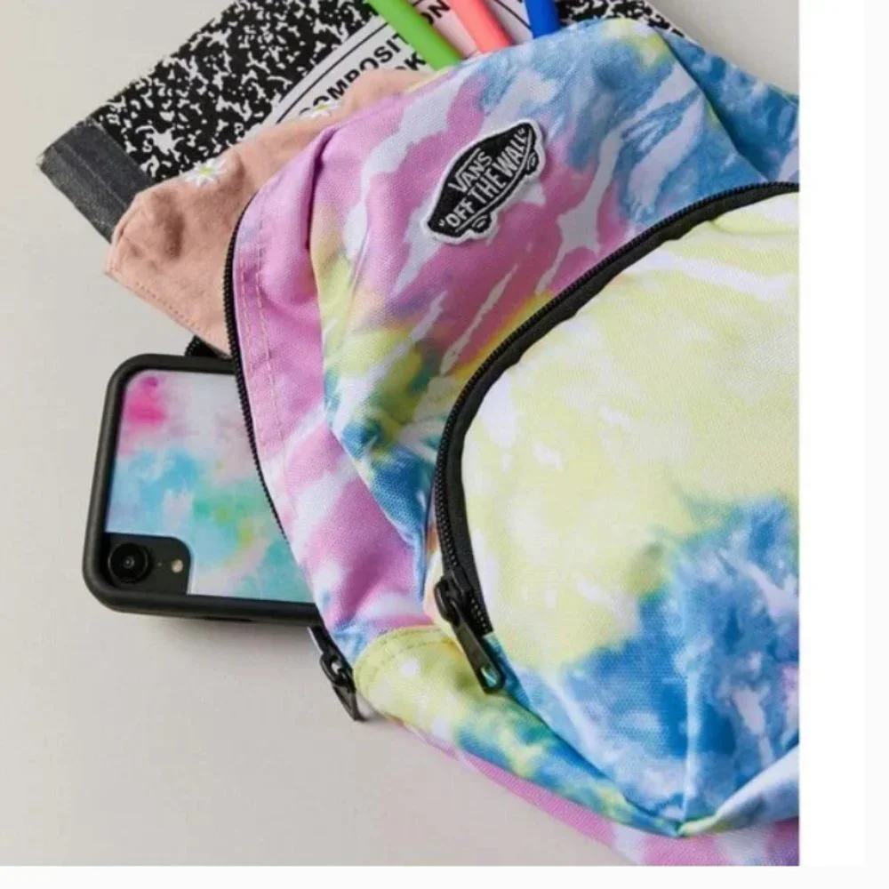 ⭐️🌻 Vans Got This Tie Dye Boho Street Rainbow Peasant Hipster Mini Backpack Bag